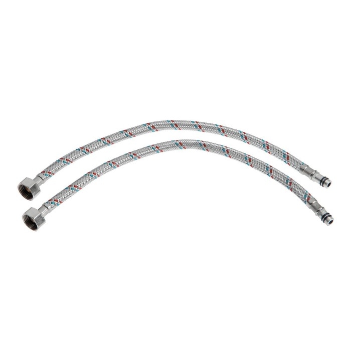 Смеситель для кухни ZEIN ZC2026, гибкий силикон излив, кран-букса латунь 1/2 Смеситель для кухни ZEIN ZC2026, гибкий силикон излив, кран-букса латунь 1/2", красный/хром