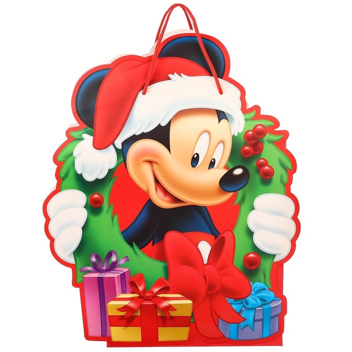 Пакет подарочный, 23х27х11.5 см, упаковка, Микки Маус Пакет подарочный, 23х27х11.5 см, упаковка, Микки Маус