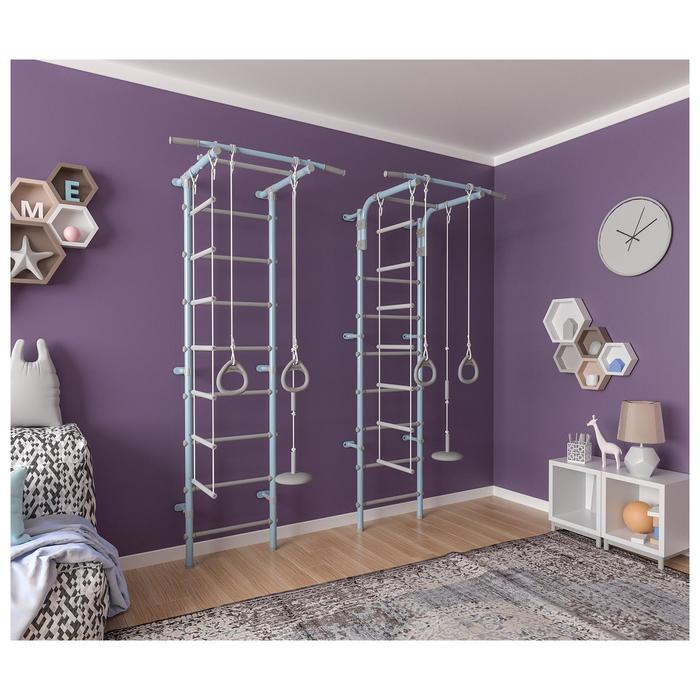 Детский спортивный комплекс Pastel 2, цвет голубой/серый Детский спортивный комплекс Pastel 2, цвет голубой/серый