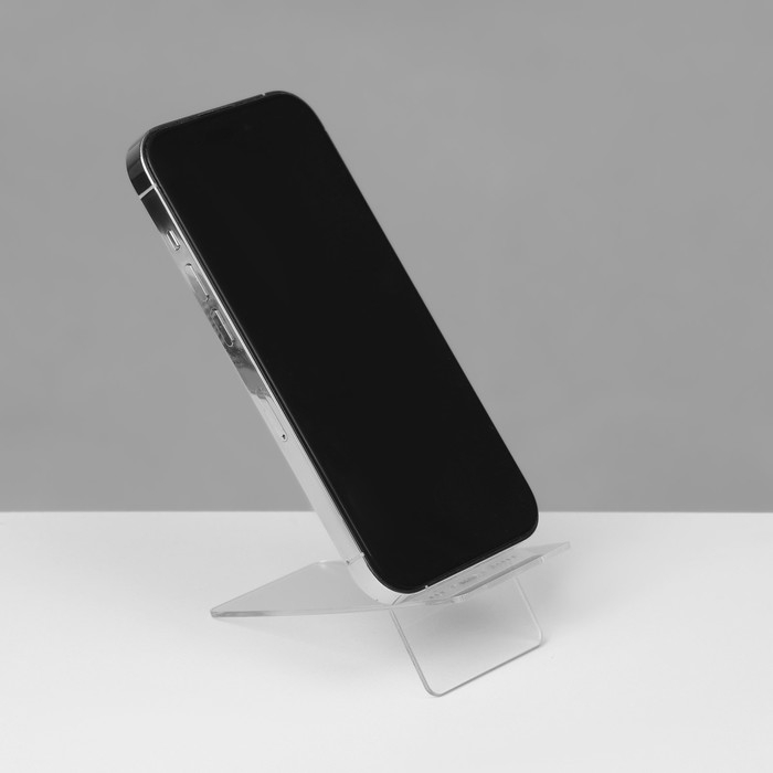 Подставка под телефон 5×11×8 см, оргстекло 2 мм, В ЗАЩИТНОЙ ПЛЁНКЕ Подставка под телефон 5×11×8 см, оргстекло 2 мм, В ЗАЩИТНОЙ ПЛЁНКЕ