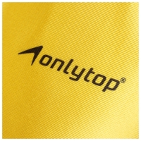 Манишка футбольная на резинке ONLYTOP, р. 50-56, цвет жёлтый