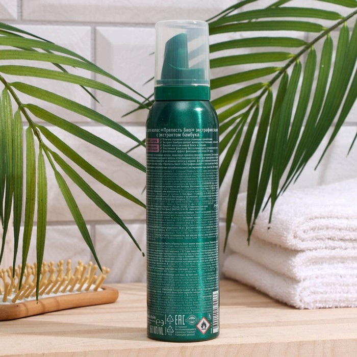 Мусс для волос Прелесть Bio «Стайлинг и уход», экстра фиксация, 160 мл Мусс для волос Прелесть Bio «Стайлинг и уход», экстра фиксация, 160 мл