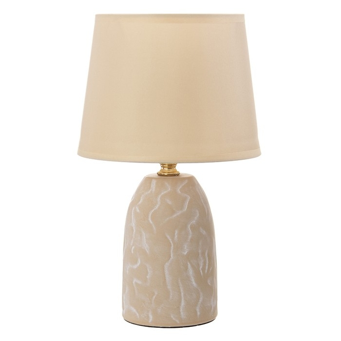 Настольная лампа Настольная лампа "Фенди" Е14 40Вт бежевый 17,8х17,8х30 см RISALUX