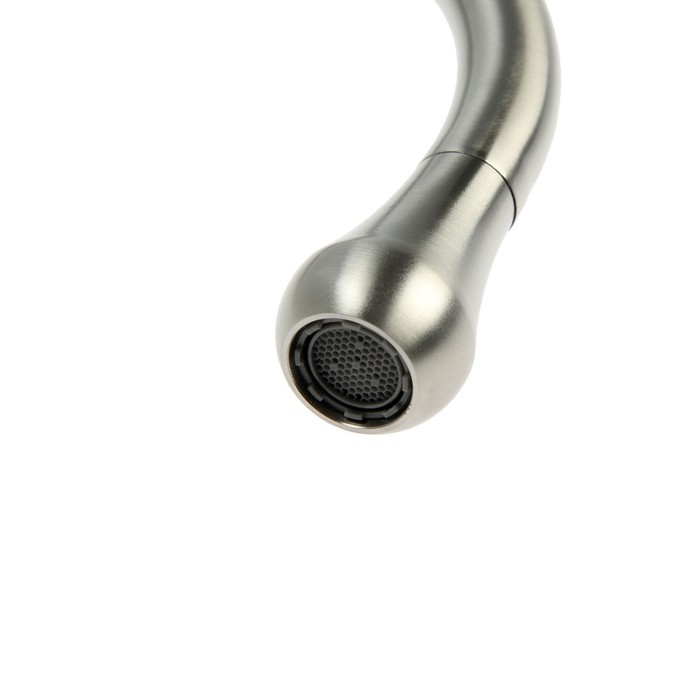 Смеситель для кухни ZEIN Z2750, высокий, картридж 35 мм, нержавеющая сталь, сатин Смеситель для кухни ZEIN Z2750, высокий, картридж 35 мм, нержавеющая сталь, сатин