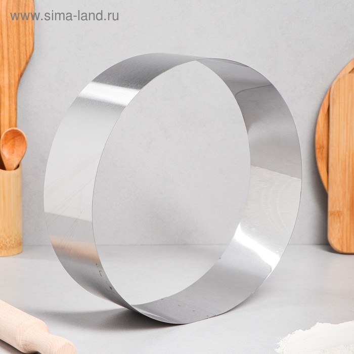 Форма для выпечки и выкладки «Круг», h-8,5, d-28 см Форма для выпечки и выкладки «Круг», h-8,5, d-28 см