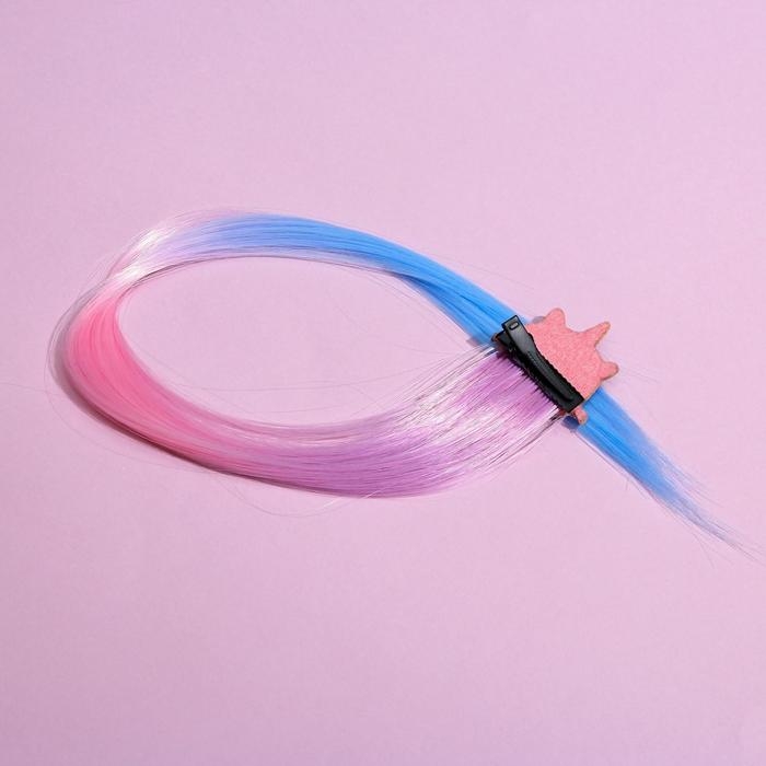 Заколка для волос , цветная прядь «Ты уникальная» Заколка для волос , цветная прядь «Ты уникальная»