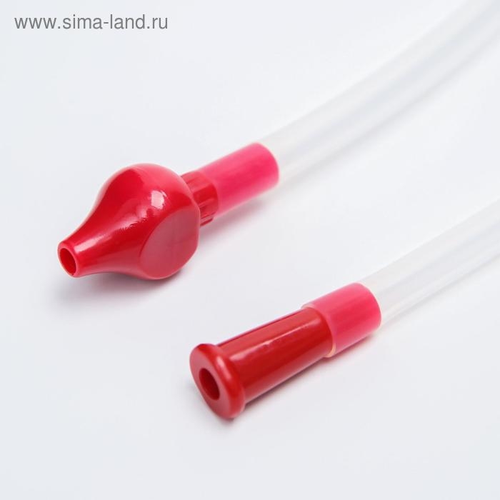 Детский назальный аспиратор «Мишка», цвет красный Детский назальный аспиратор «Мишка», цвет красный