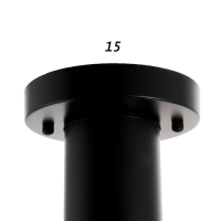 Люстра 2233/8BK E27 40Вт черно-золотой 108х108х20 см BayerLux