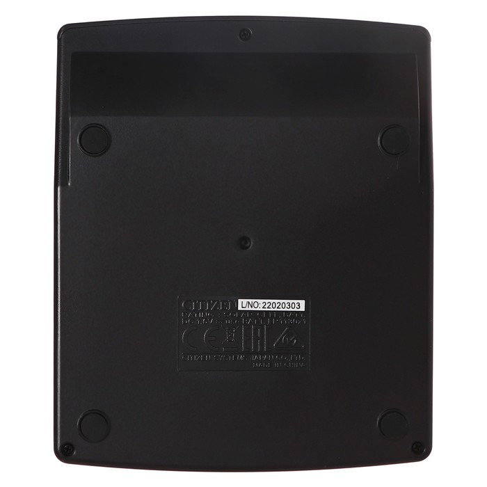 Калькулятор настольный Citizen  Калькулятор настольный Citizen "SDC-805NR", 8-разрядный, 105 х 120 х 21 мм, двойное питание, компактный, чёрный