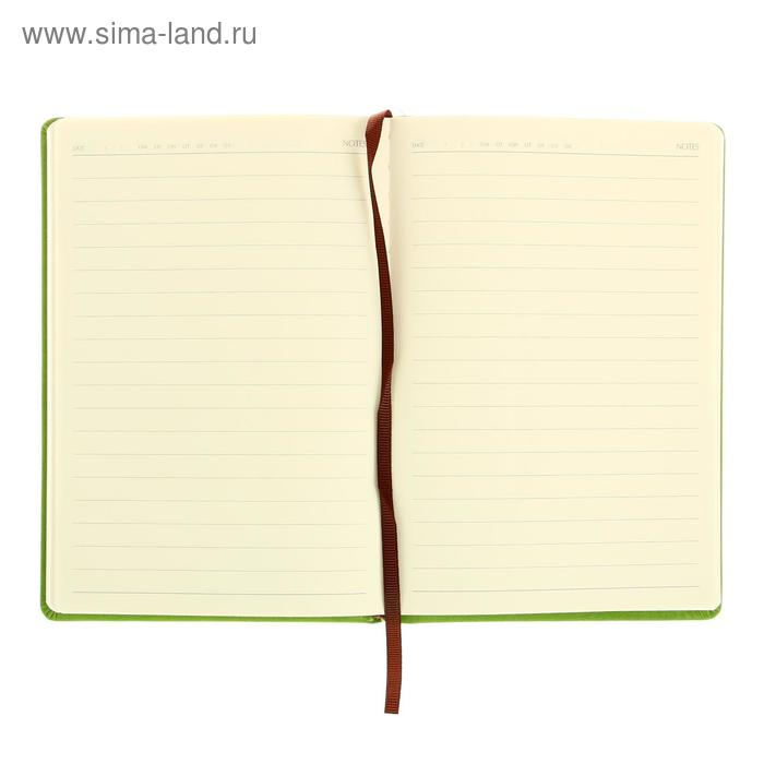 Ежедневник недатированный А5, 148 листов в линейку, обложка пвх, МИКС