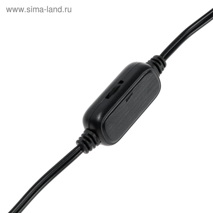 Компьютерные колонки 2.0 Qumo Mask AS004, 2х5 Вт, USB, RGB подсветка, чёрные Компьютерные колонки 2.0 Qumo Mask AS004, 2х5 Вт, USB, RGB подсветка, чёрные