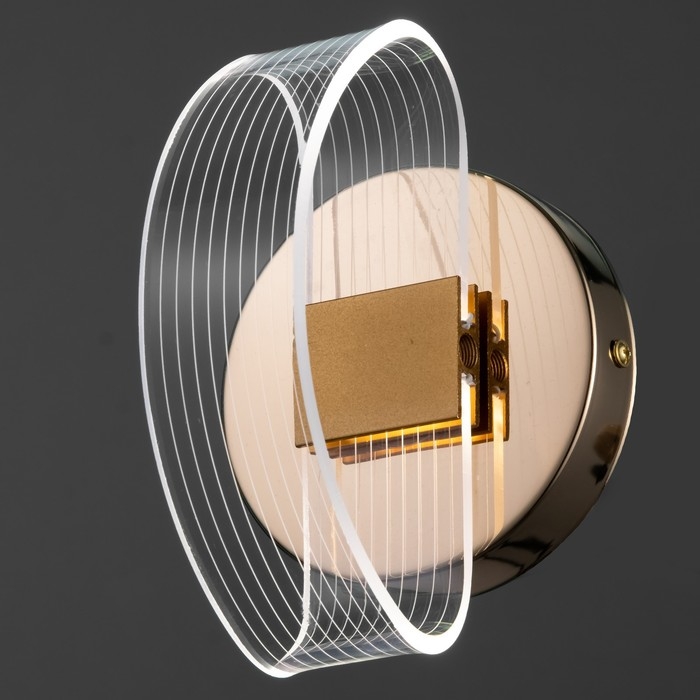 Бра 2507/1 LED 6Вт 4000К золото 7х15 см