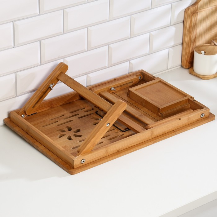 Столик для ноутбука складной, 30х50 см, дерево Столик для ноутбука складной, 30х50 см, дерево