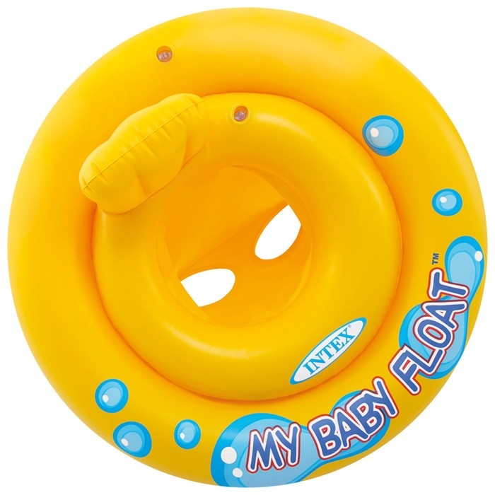 Круг для плавания My baby float, с сиденьем, d=67 см, от 1-2 лет, 59574NP INTEX Круг для плавания My baby float, с сиденьем, d=67 см, от 1-2 лет, 59574NP INTEX