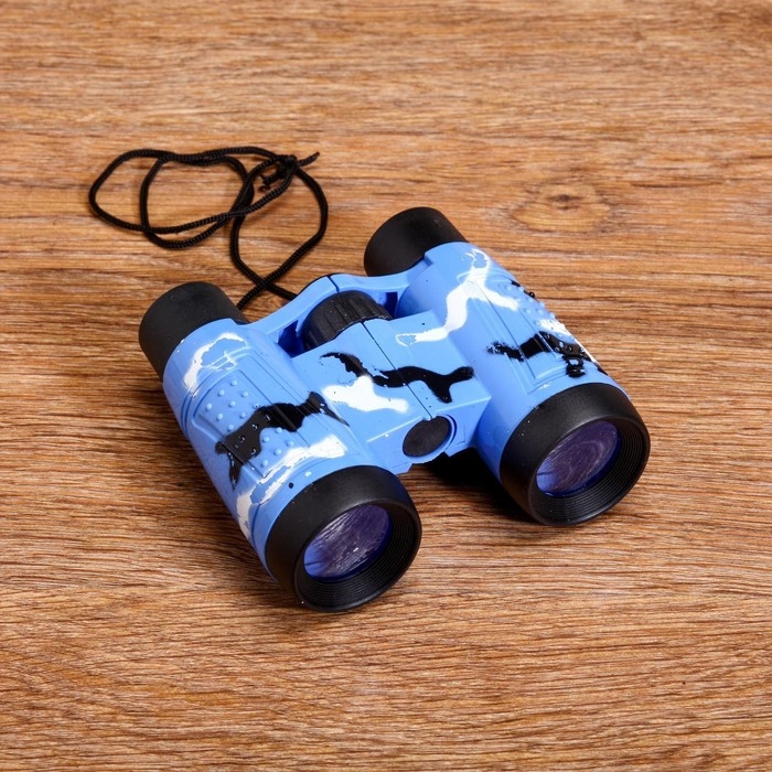 Бинокль 4х, детский, пластик, резина, микс, 10х11 см Бинокль 4х, детский, пластик, резина, микс, 10х11 см