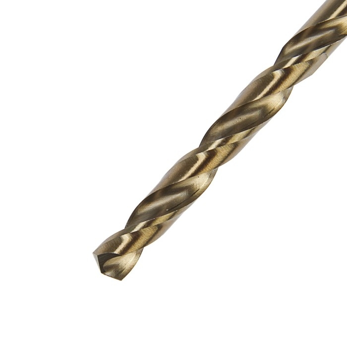 Сверло по металлу ТУНДРА, HSS-Co (5% кобальта), цилиндрический хвостовик, 6 х 95 мм Сверло по металлу ТУНДРА, HSS-Co (5% кобальта), цилиндрический хвостовик, 6 х 95 мм