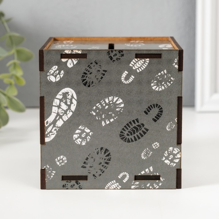 Копилка куб "Достатка и благополучия" 10х10х10 см