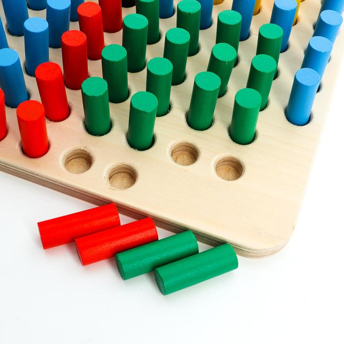 Мозаика деревянная «Весёлые столбики» Мозаика деревянная «Весёлые столбики»