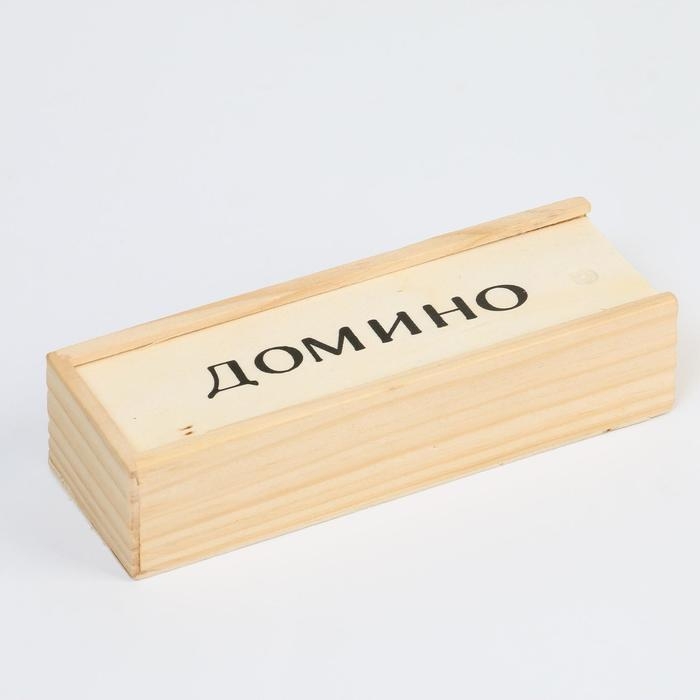 Домино  Домино "Классическое", 28 шт, 15 х 5 х 3 см, костяшка 4 х 2 см