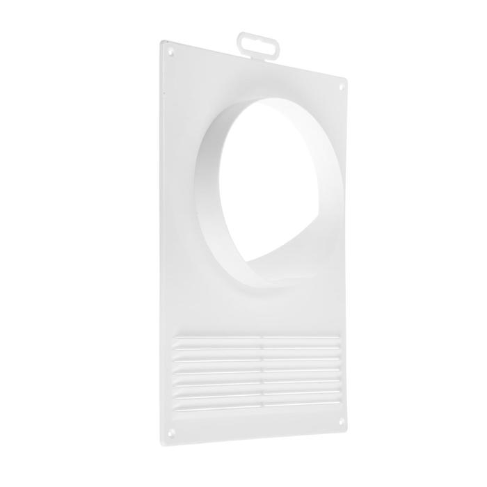 Площадка торцевая ERA 125ПТПР, 180х250 мм, d=125 мм, с решеткой, с круглым фланцем Площадка торцевая ERA 125ПТПР, 180х250 мм, d=125 мм, с решеткой, с круглым фланцем