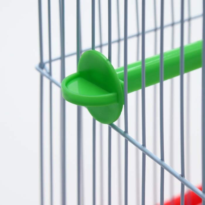 Клетка для птиц укомплектованная Bd-1/4f, 30 х 23 х 39 см, красная Клетка для птиц укомплектованная Bd-1/4f, 30 х 23 х 39 см, красная