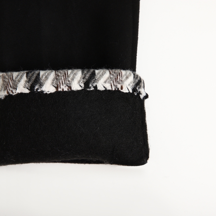 Перчатки женские, безразмерные, без утеплителя, цвет чёрный Перчатки женские, безразмерные, без утеплителя, цвет чёрный