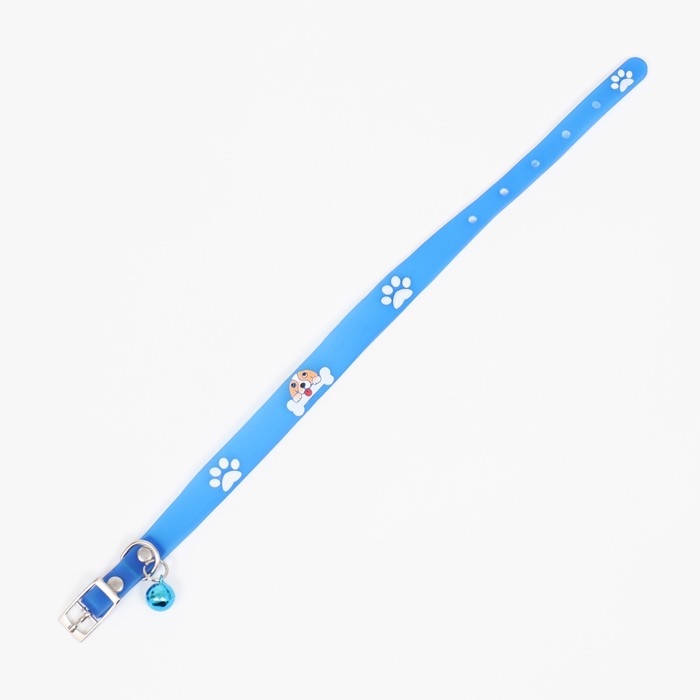 Ошейник со светящимися элементами Ошейник со светящимися элементами "Наслаждение", 30 х 1 см, голубой