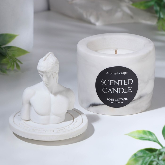 Свеча в бетоне ароматическая  Свеча в бетоне ароматическая "Шангрила", соевый воск