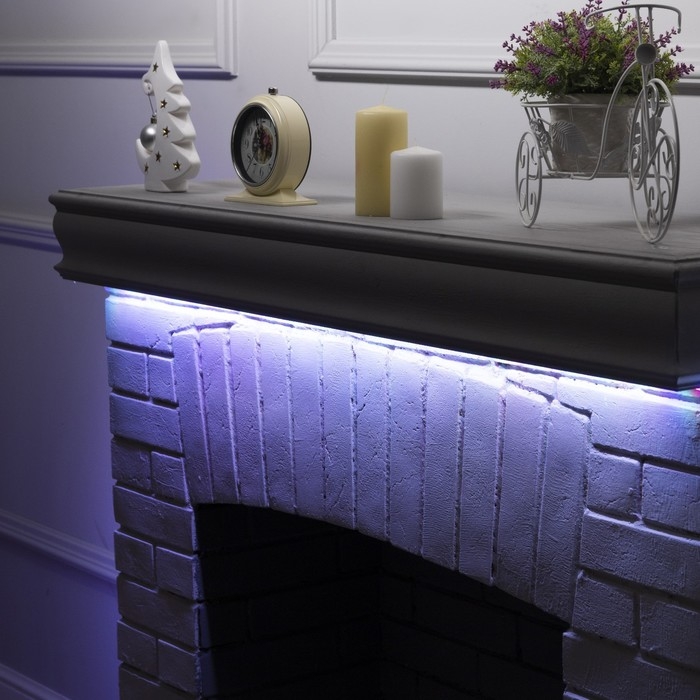 Комплект светодиодной ленты Luazon Lighting 5 м, IP65, SMD2835, 54 LED/м, 12 В, RGB Комплект светодиодной ленты Luazon Lighting 5 м, IP65, SMD2835, 54 LED/м, 12 В, RGB