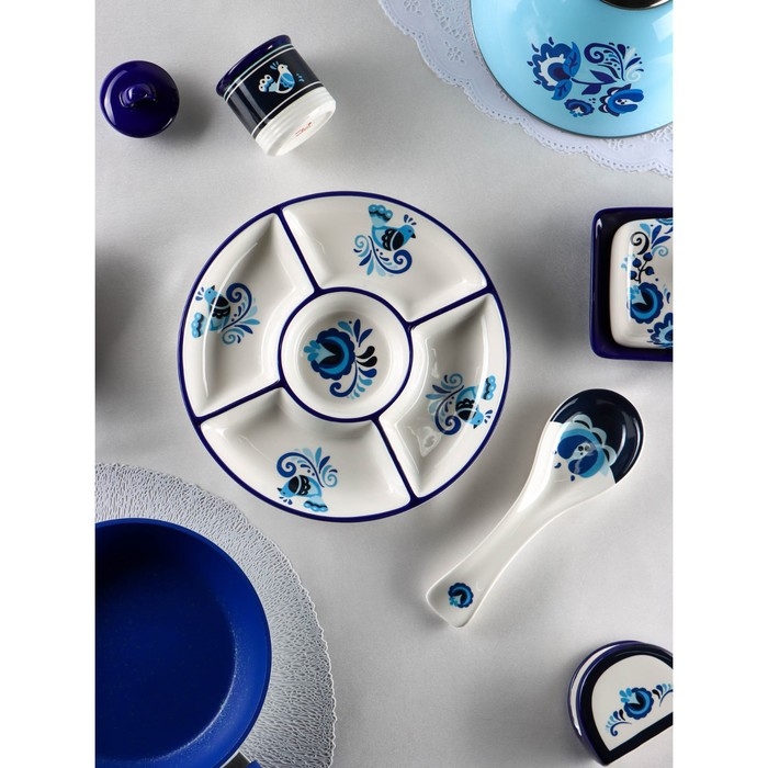 Набор для специй Доляна «Свиристель», 2 предмета: солонка, перечница, 130 мл Набор для специй Доляна «Свиристель», 2 предмета: солонка, перечница, 130 мл