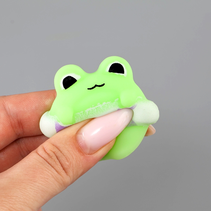 Сквиш антистресс мялка «Лягушка»с кругом Сквиш антистресс мялка «Лягушка»с кругом