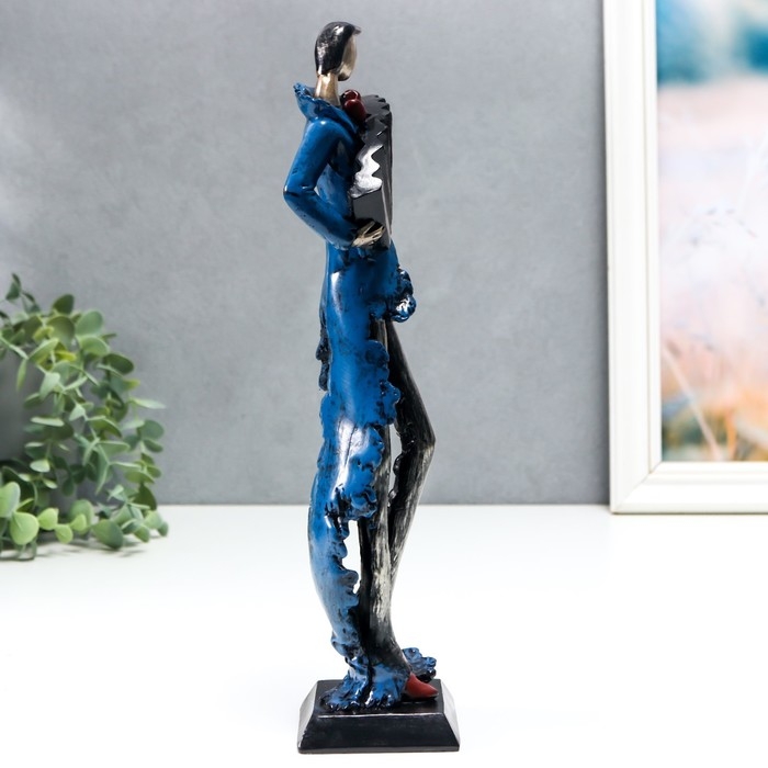 Сувенир полистоун  Сувенир полистоун "Ретро музыканты. Гармонист" 30х6,5х9 см