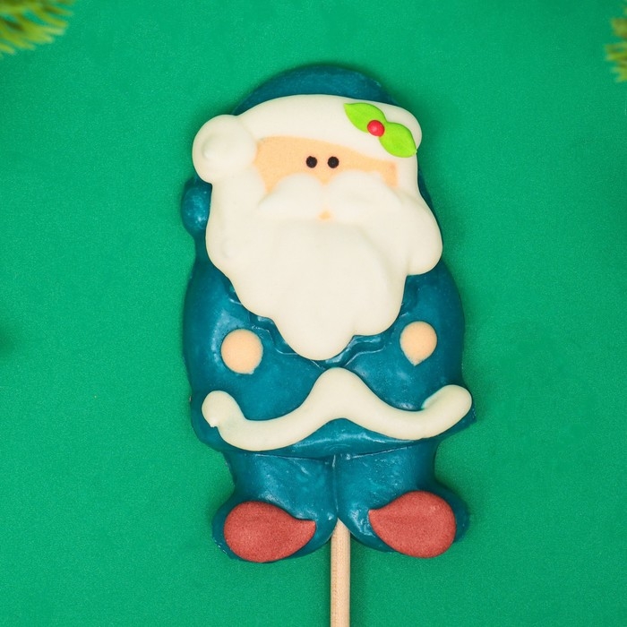 Новый год. Карамель леденцовая на палочке Новый год. Карамель леденцовая на палочке "Дед Мороз 3D", ассорти, 45 г