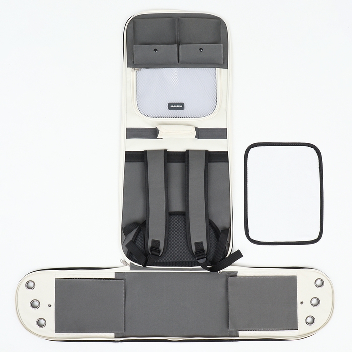 Рюкзак-переноска для кошек и собак, 39 х 40 х 25 см, серый Рюкзак-переноска для кошек и собак, 39 х 40 х 25 см, серый