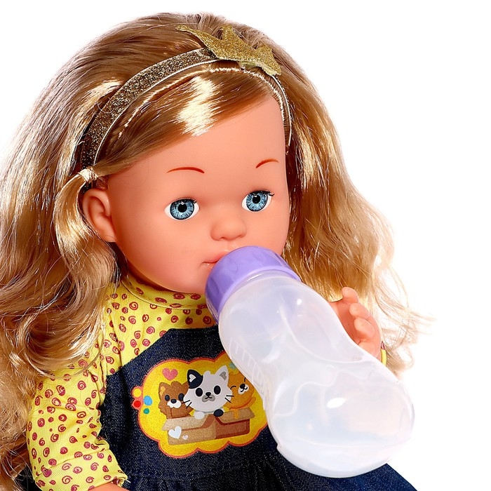 Пупс функциональный «Мой малыш» с аксессуарами, пьёт, писает Пупс функциональный «Мой малыш» с аксессуарами, пьёт, писает