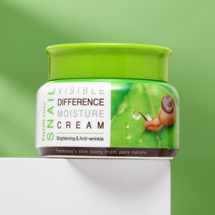Крем для лица FarmStay, увлажняющий, с муцином улитки, 100 г Крем для лица FarmStay, увлажняющий, с муцином улитки, 100 г