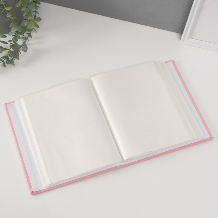 Фотоальбом на 200 фото 10х15 см кожзам Фотоальбом на 200 фото 10х15 см кожзам "Мишка малыш" розовый 5,5х18,6х22,6 см