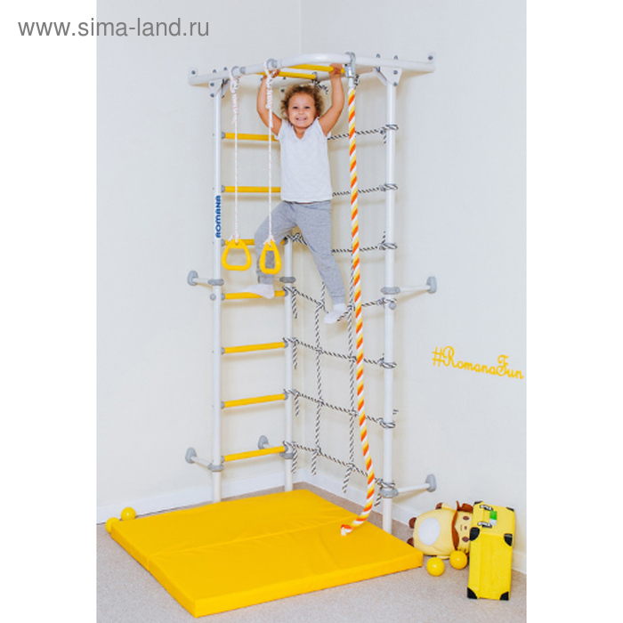 Детский спортивный комплекс «Романа» Karusel S4, цвет белый прованс Детский спортивный комплекс «Романа» Karusel S4, цвет белый прованс