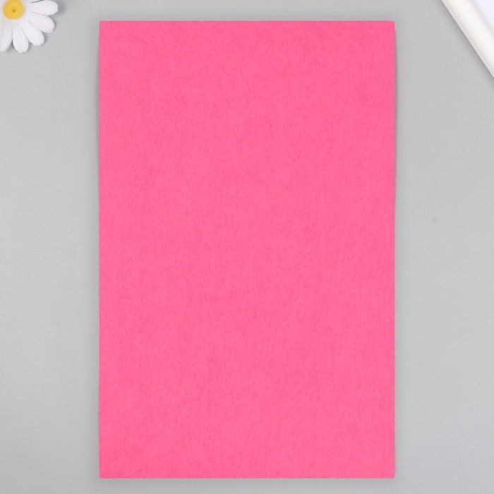 Фетр жёсткий 1 мм Фетр жёсткий 1 мм "Розовый" набор 5 листов формат А4