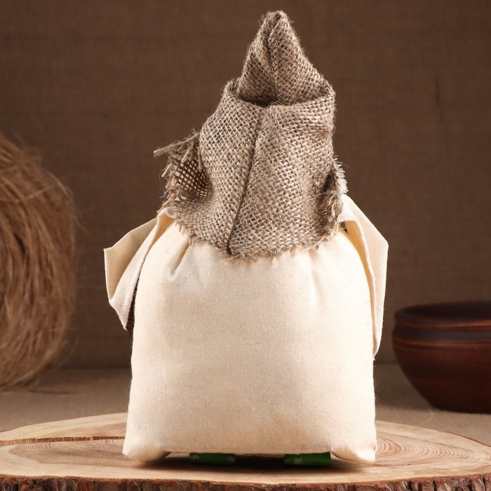 Оберег-домовой Оберег-домовой "Андрейка в соломенной шляпе, с луком и подковой", 20х18х12 см МИКС