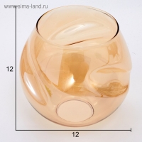 Люстра "Нова" 6x60Вт E27 шампань 68х68х26 см BayerLux