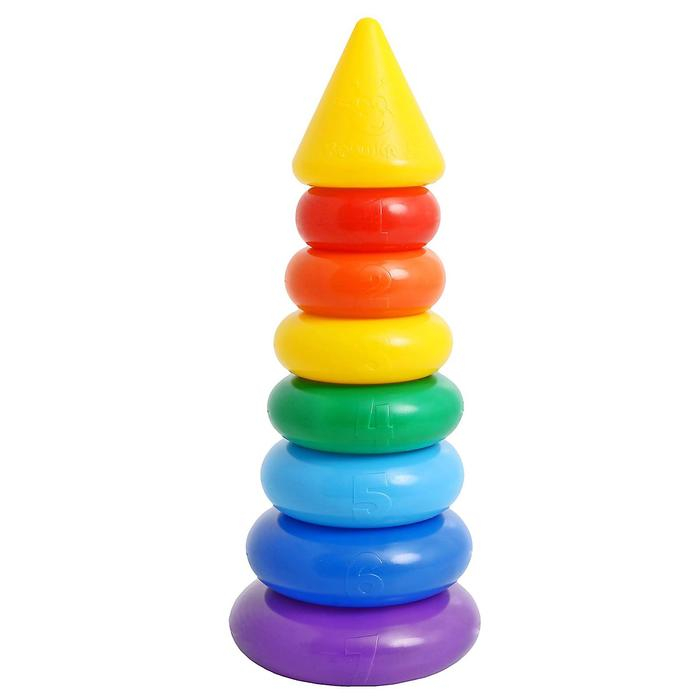 Пирамидка, 7 колец с конусом Пирамидка, 7 колец с конусом