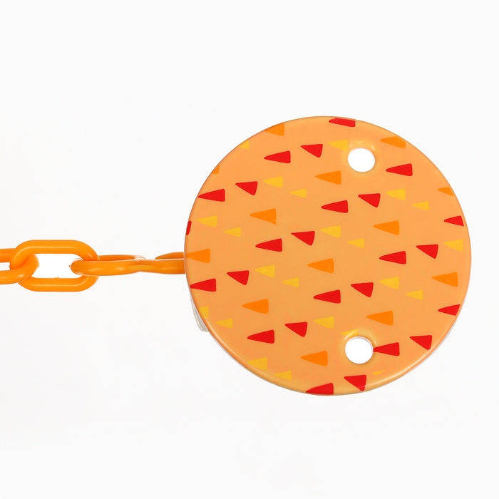 Набор: Соска - пустышка с держателем «Черепаха», анатомическая +6 мес, цвет желтый Набор: Соска - пустышка с держателем «Черепаха», анатомическая +6 мес, цвет желтый