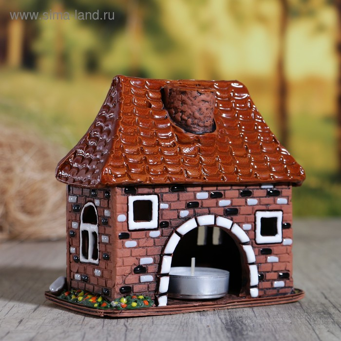 Аромалампа Домик «Натали», ручная работа, микс, 12,5 см Аромалампа Домик «Натали», ручная работа, микс, 12,5 см