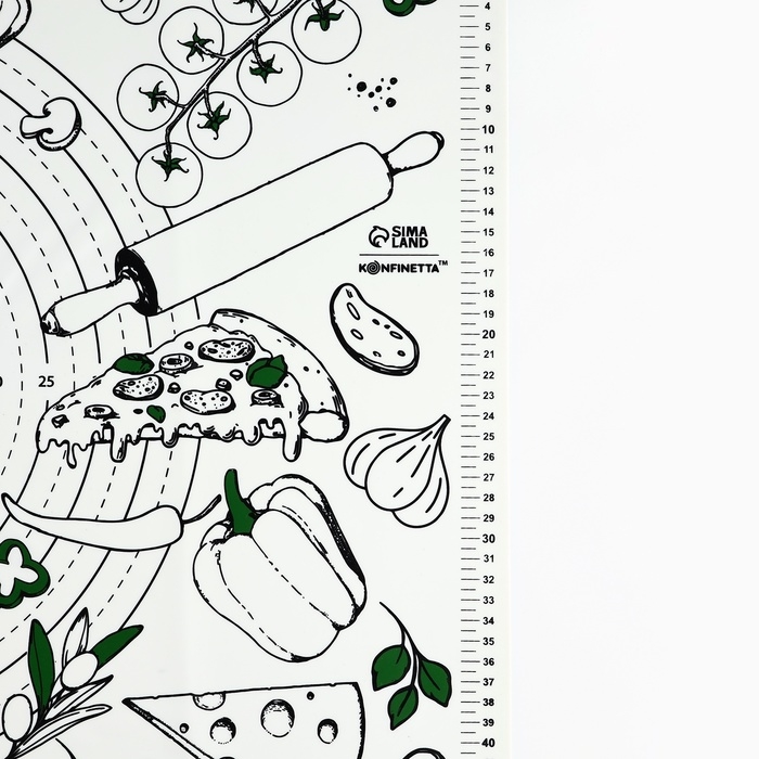 Силиконовой коврик для выпечки «Pizza time», 50 х 70 см Силиконовой коврик для выпечки «Pizza time», 50 х 70 см