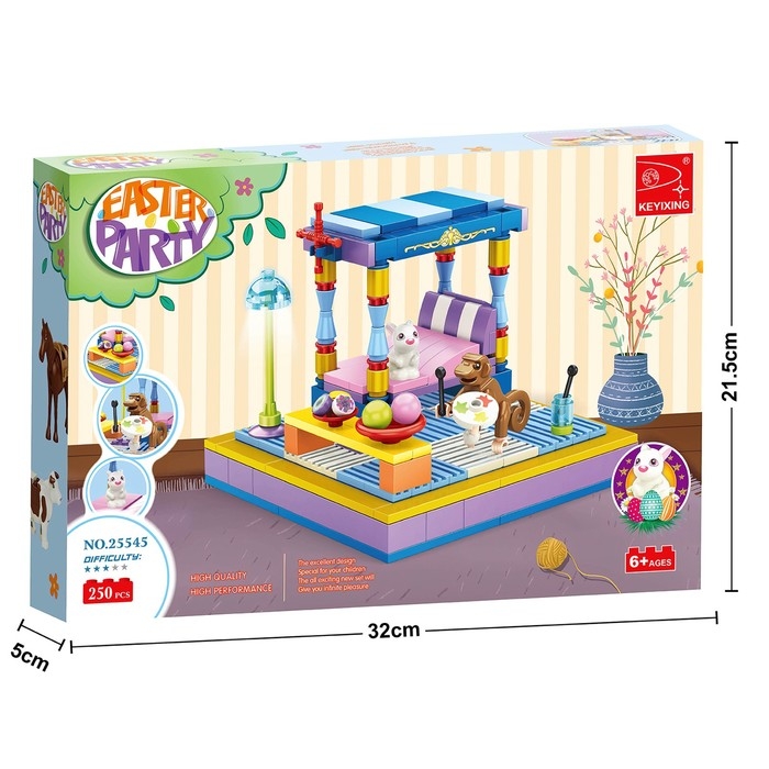 Конструктор «Весна. Спальня и зверята», 250 деталей Конструктор «Весна. Спальня и зверята», 250 деталей