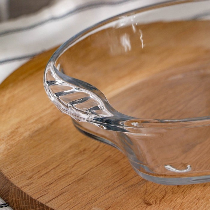 Блюдо стеклянное Primex, 26×18 см, 1500 мл Блюдо стеклянное Primex, 26×18 см, 1500 мл