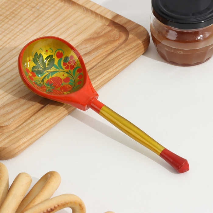 Ложка полубаская &laquo;Традиционная&raquo;, 19&times;6 см, микс