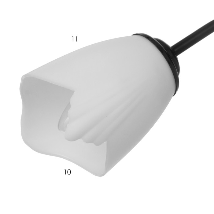 Люстра Оникс 3х15Вт E27 50х50х15см BayerLux черный-белый