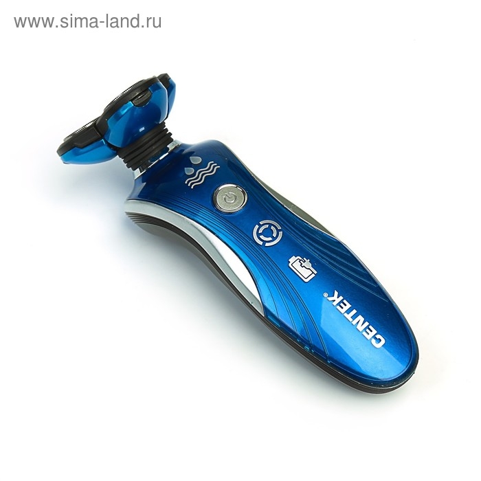 Электробритва Centek CT-2170, 3 Вт, роторная, 3 плавающие головки, черно-голубая Электробритва Centek CT-2170, 3 Вт, роторная, 3 плавающие головки, черно-голубая